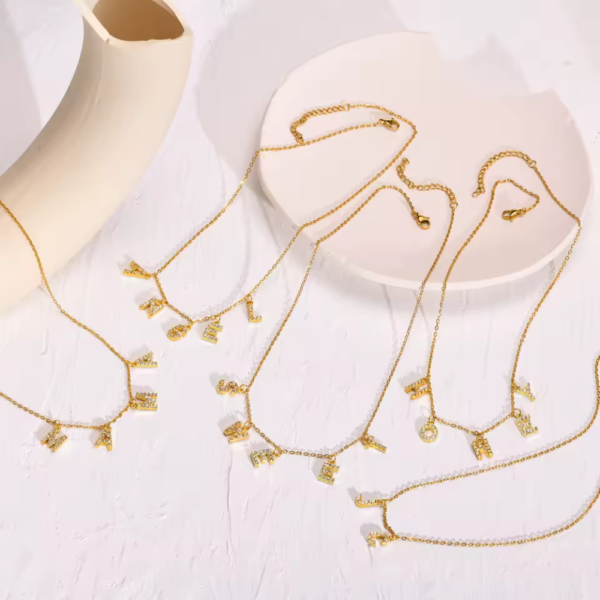 Collier lettre prenom – Image 3